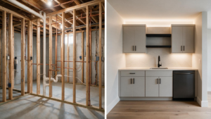 Basement Wet Bars & Kitchenettes for a realistic Marlton property