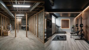 Designing a Basement Home Gym for a realistic Cherry Hill property