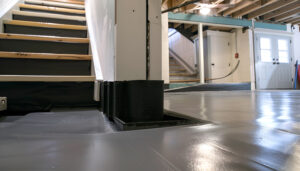 Selecting Waterproof Luxury Vinyl Plank vs. Engineered Tile Subfloors in Berlin Basements shown in a realistic Berlin, NJ residential construction setting.