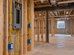 Planning Electrical Circuits and Outlets for a Finished Basement in Voorhees and South Jersey