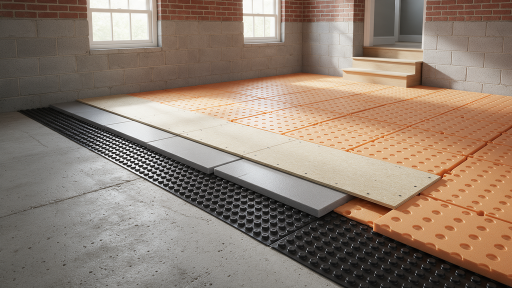 Plan subfloor options for concrete basement slabs with practical guidance for Voorhees and South Jersey properties, including warning signs, scope decisions