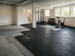 Selecting the Right Flooring for a Basement Home Gym in South Jersey
