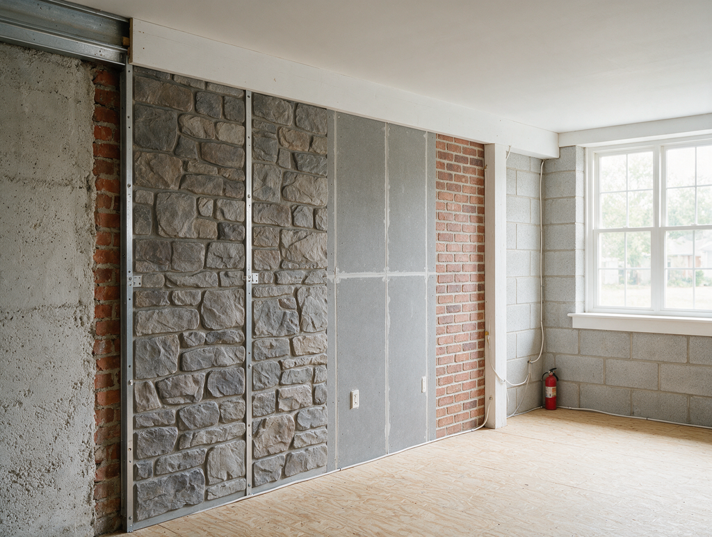 Exploring Wall Finish Alternatives to Standard Drywall in Basements in South Jersey

